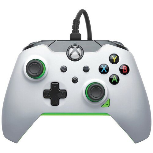 XBOXONE/XSX&PC Wired Controller White Neon (Green) Slike