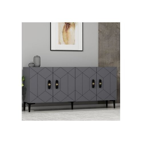 Hanah home komoda cross KB150 anthracite Slike