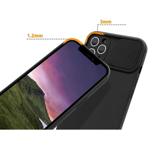 Onasi lens cover silikonski ovitek za&amp;scaron;čita za samsung galaxy S23 plus 5G - črn Slike