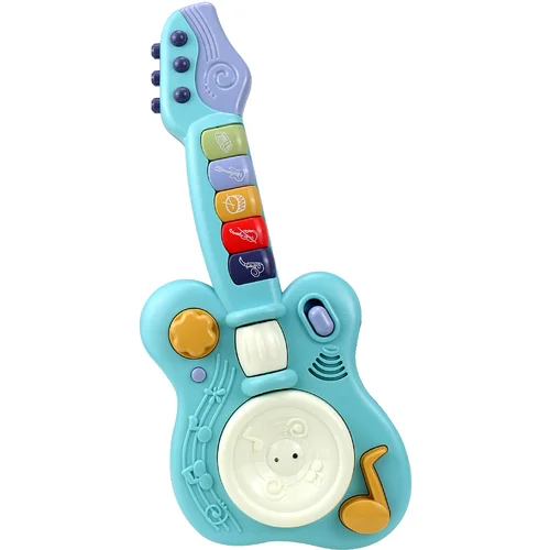 Aga4Kids Dječja interaktivna gitara MR1398-BLUE - plava