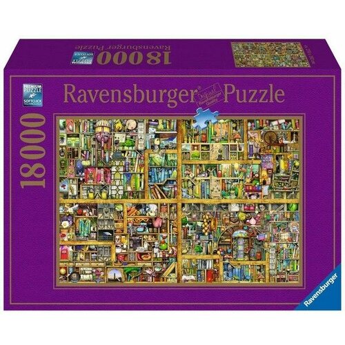 Ravensburger puzzle - Colin Thompson / Polica za knjige - 18000 delova Slike