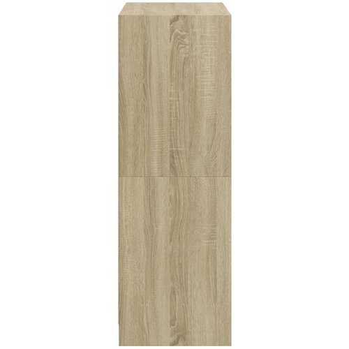  Visoka komoda s vratima 68x37x109 cm konstruirano drvo Slike