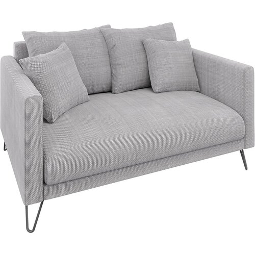 Ropez Svijetlo siva sofa od &amp;scaron;enila 140 cm Freya &amp;ndash; Slike