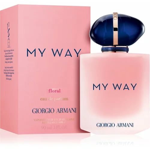 Giorgio Armani My Way Floral parfumska voda za ponovno polnjenje 90 ml za ženske