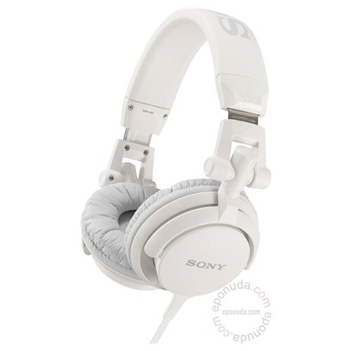 Sony MDR-V55 bele, dj stil slu&amp;scaron;alice Slike