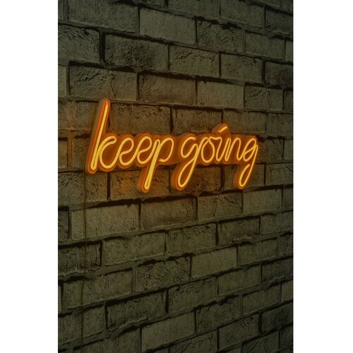 Wallity Dekorativna plastična LED rasveta Keep Going Yellow Slike