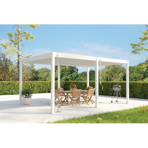 Gardenson Pergola Superior, Bela, 3,6x5,3m Slike