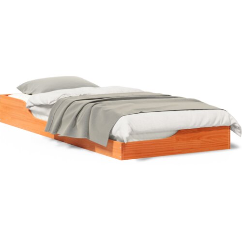  Konstrukcija postelje Voskast rjav 100 x 210 cm, (5000128345) Slike