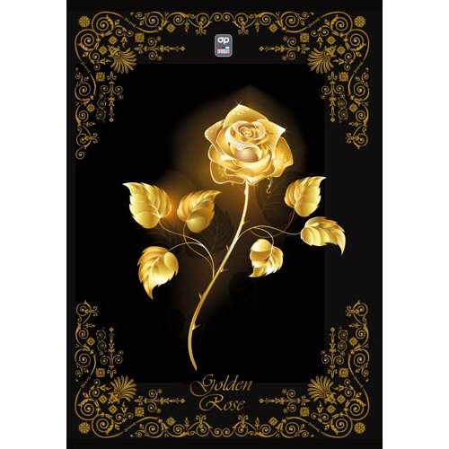 Optimum Sveska sa spiralom tvrdi povez dikto A5/80 Golden Rose Slike