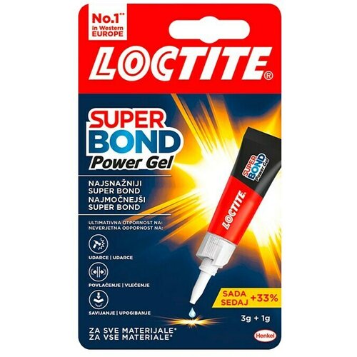 Loctite SEKUNDNO LEPILO SUPERBOND POWER GEL 4 G Cene