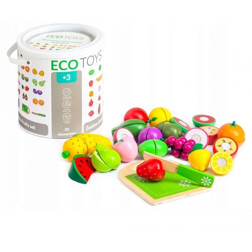 ECO TOYS drveno voće set od 20 elemenata Cijene