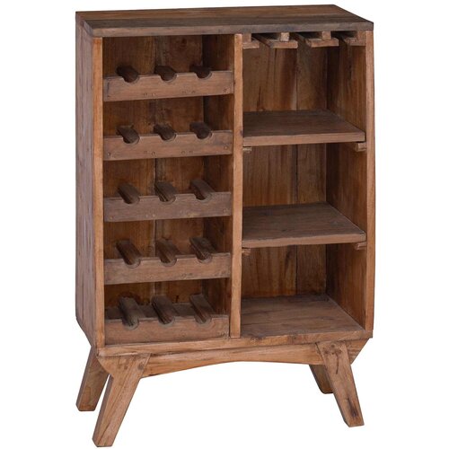 VidaXL Stojalo Rjava 60 x 30 x 90 cm Trdna obnovljena les - - Rjava - 24.36 - 60 x 30 x 90 cm - 2025--Uvoz_4 Slike