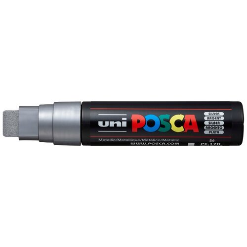  Marker UNI POSCA PC-17K 15 MM silver (26) Cene