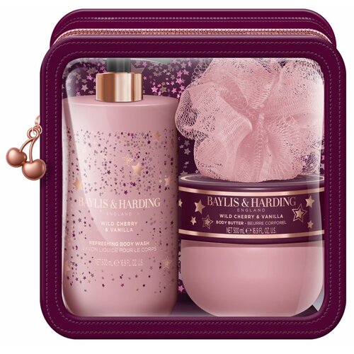 Baylis &amp;amp; Harding Wild Cherry &amp;amp; Vanilla poklon set za putovanje Slike
