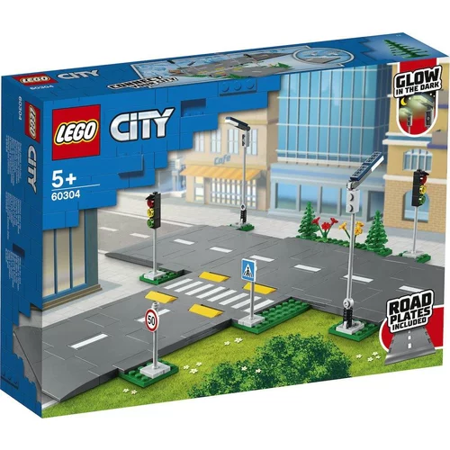 Lego kocke City Plošče za cesto 60304