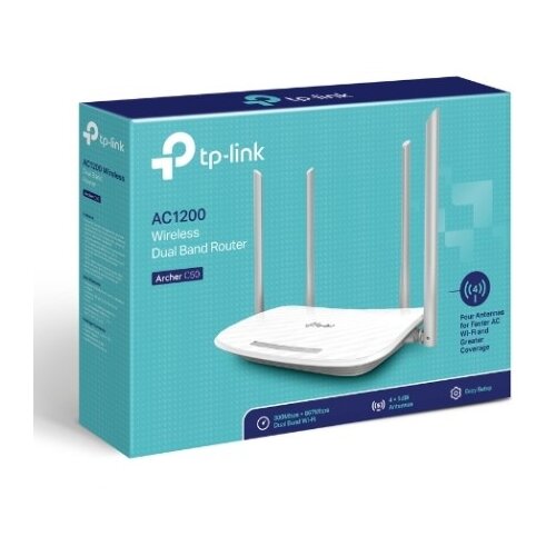 Lan Router TP-LINK Archer C50 AC1200 bezicni dual band Cene