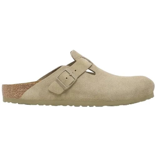 Birkenstock Boston BS 1025844 Narrow - Faded Khaki Zelena