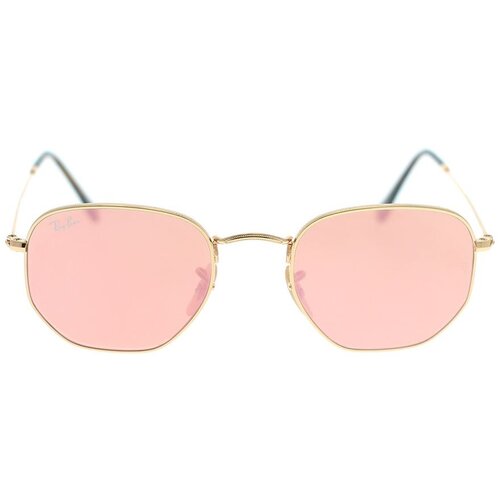 Ray-ban Hexagonal Flat Lenses RB3548N 001/Z2 S (48) Zlata/Rjava Slike