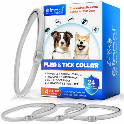 Oimmal Flea and Tick Collar For Dogs 4 kom Cene