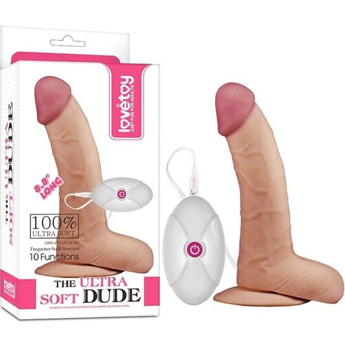 Mekani realistični vibro dildo | Ultra soft 22 cm Slike