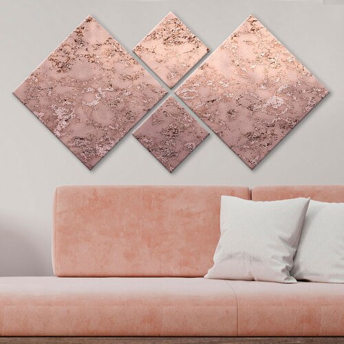 Wallity slika 4MDF3080596497, 60x115 cm, 4 dela Cene