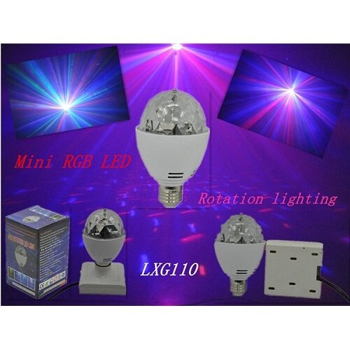  SAR LED LXG110 LED RGB rotirajuća sijalica 2x1w,E27 Slike