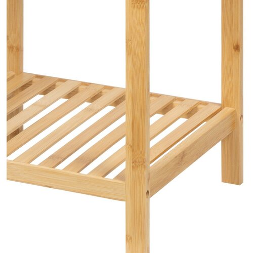 Bonami Essentials Bambusova kopalni&amp;scaron;ka polica v naravni barvi 37x140 cm Skaren &amp;ndash; Slike