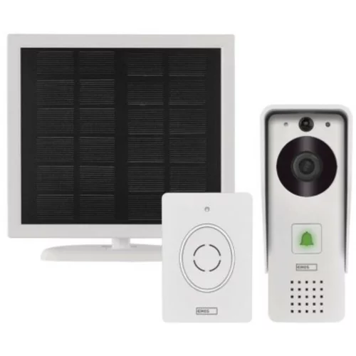 Emos hišni brezžični baterijski video zvonec IP-09D GoSmart z wi-fi in solarnim panelom H4030