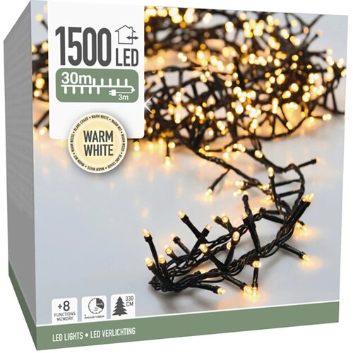  LED-svetlobna veriga 1.500 LED 30 m toplo bela Slike