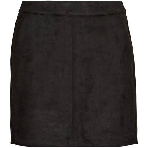 Vero_Moda VMDONNADINA FAUXSUEDE SHORT SKIRT NOOS Crna Cijene