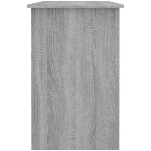  Radni stol boja hrasta sonome 100x50x76 cm konstruirano drvo Siva Slike