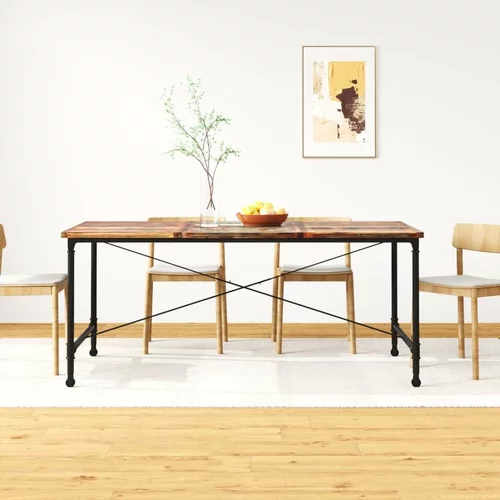  Jedilna miza iz trdnega predelanega lesa 180 cm, (20710961)