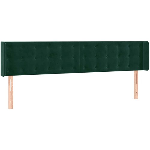  LED uzglavlje tamnozeleno 203x16x78/88 cm bar&amp;scaron;unasto Slike