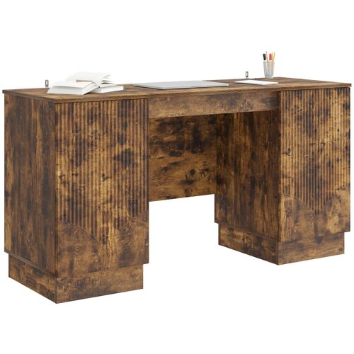  Stol Dimljeni hrast 142,5 x 50 x 75 cm Konstruirano drvo Slike