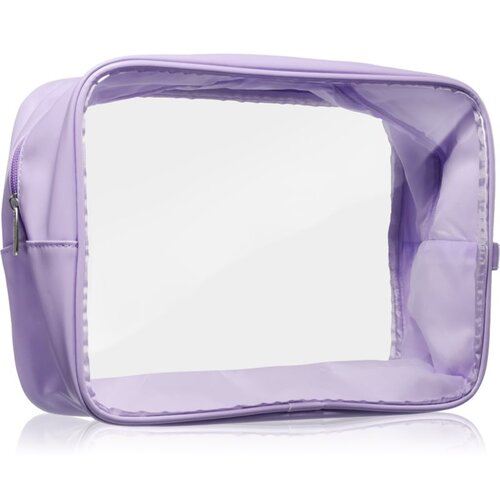 Notino Travel Collection Cosmetic bag transparentna kozmetička torbica XL Purple 1 kom Cijene