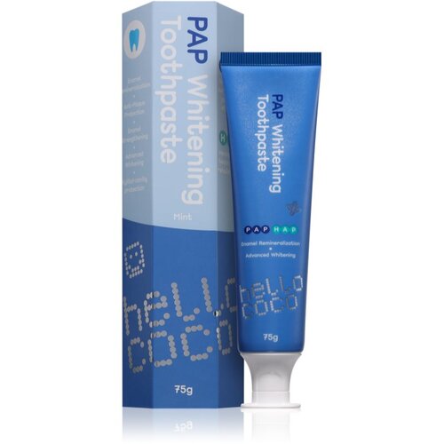 Hello Coco PAP Whitening Toothpaste zobna pasta za beljenje zob z okusom Mint 75 g Slike