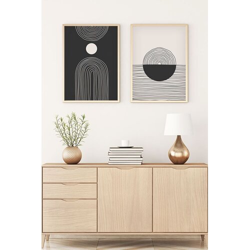 WALLXPERT Uramljena slika Huhu88, 35x50 cm , 2 dijela Cijene
