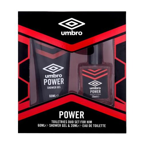 Umbro Power Set toaletna voda 20 ml + gel za prhanje 60 ml za moške Cene