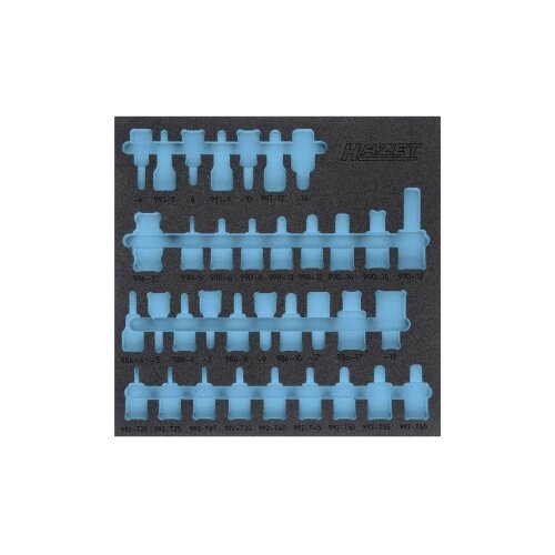 Hazet 163-407L 163-407L pjena za kovčeg (D x &amp;Scaron;) 344 mm x 342 mm Slike