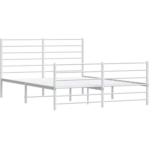  okvir kreveta uzglavlje i podnožje bijeli 120x200 cm Slike