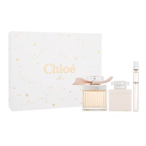 Chlo&amp;eacute; Set parfemska voda 75 ml + losion za tijelo 100 ml + parfemska voda 10 ml za ženske Slike