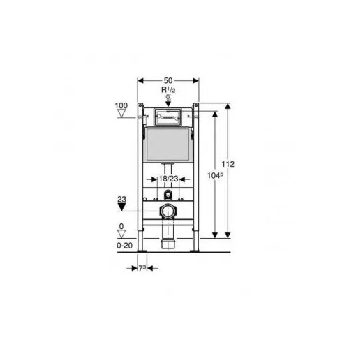 Geberit Basic Delta set 2 Slike