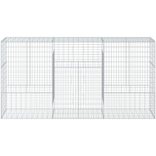  Gabionska ko&amp;scaron;ara s poklopcem 300x50x150 cm pocinčano željezo Slike