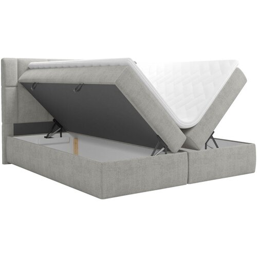 Boxxx POSTELJA Z VZMETNICO 140 cm x 200 cm , tekstil rjavosiva Slike