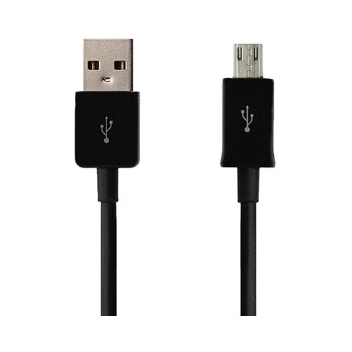  Podatkovni / polnilni kabel - micro USB - dolgi 8mm priključek - 1m - črni Slike