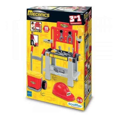 Ecoiffier Mehaničarski set 3u1 Cene