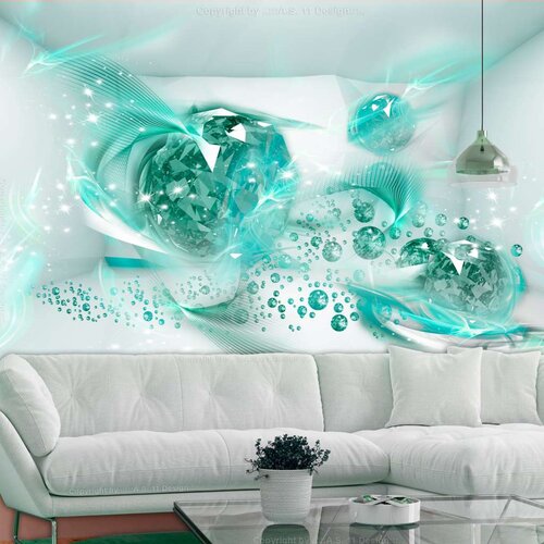  Samoljepljiva foto tapeta - Lovely Autumn (Green) 245x175 Slike