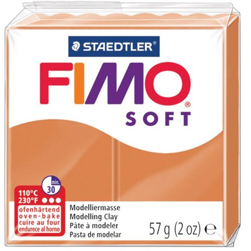 MASA ZA MODELIRANJE 57G FIMO SOFT STAEDTLER 8020-76 COGNAC Cene