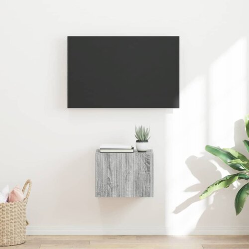 TV zidni ormar Siva Sonoma 39 x 31 x 29,5 cm Konstruirano drvo Cene