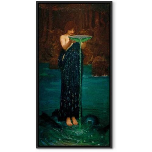  Slika - John William Waterhouse &amp;ndash; Circe Invidiosa 40x80 U crnom drvenom okviru Slike